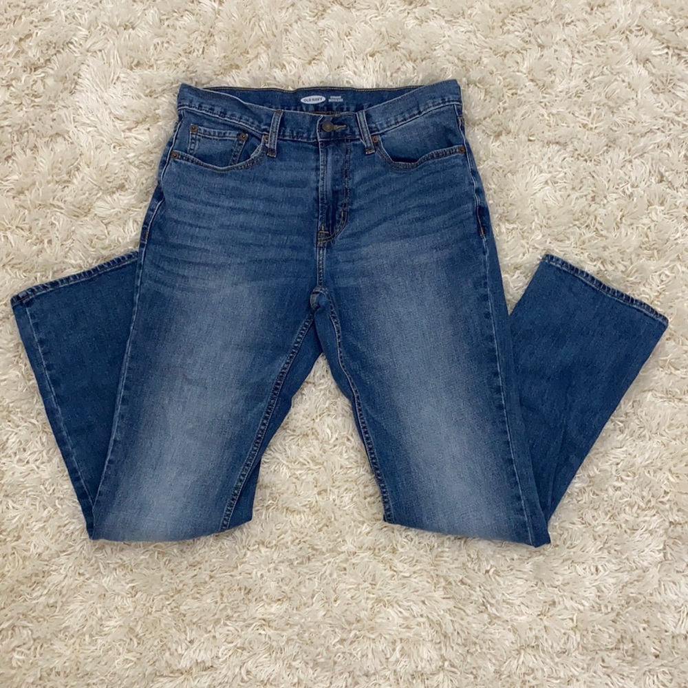 Men’s Old Navy Straight Built In Flex Jeans
